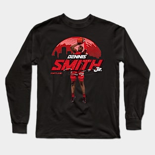 Dennis Smith Jr. Portland Skyline Long Sleeve T-Shirt